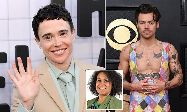 Mark_J_Perry's tweet card. The actor, who now identifies as a man after medically transitioning with cross-sex hormones and surgery, featured in a lesson about how masculinity can take multiple forms.