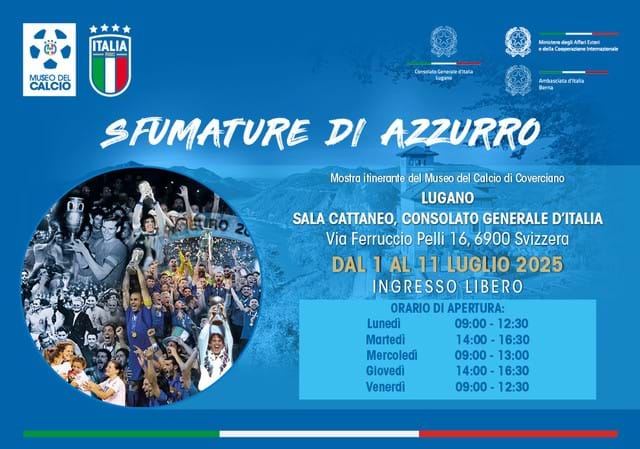 FIGC's tweet card. In occasione dell’Europeo Femminile, il Consolato italiano ospiterà fino all’11 luglio l’esposizione che ripercorre la storia e i trionfi delle Nazionali azzurre. Stasera il taglio del nastro,...
