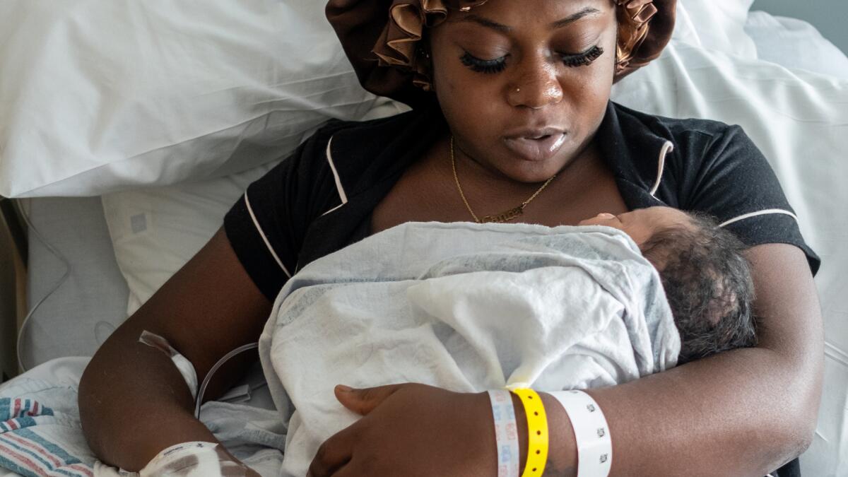 CTurlington's tweet card. MLK Community Hospital employs midwives to try to improve births for Black women, a practice that hospital officials fear could be difficult to sustain.