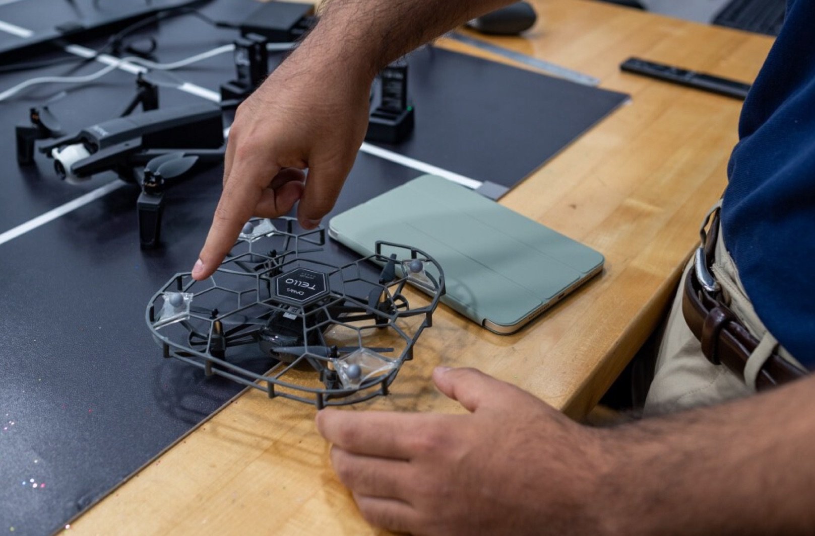 DroneXL1's tweet card. A computer engineering student at St. Mary’s University is leveraging artificial intelligence to create data that teaches drones to mimic bird-like flight