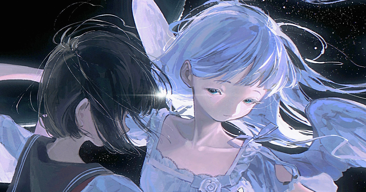11YBU's tweet card. ✨ 「天使の秘密」で、メイキング動画を公開する予定です✨ ある日、NASAが公開した惑星とその衛星の写真を見て、その孤独で神秘的な光景に心を奪われました。 取り憑かれたかのように、夜の11時から絵を描き始め、朝まで描き続けました。 描き終わったときには、自分がどうやってこの絵を完成させたのか、もうあまり思...