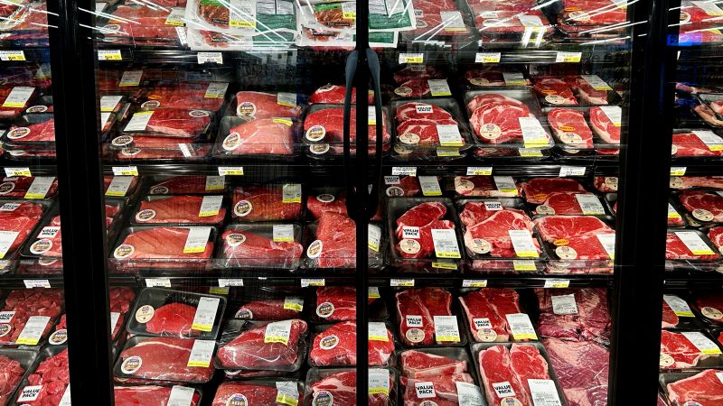 DemsAbroadFR's tweet card. First it was eggs, now its beef.