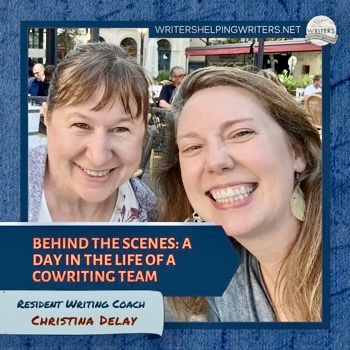 AlisonW_Editor's tweet card. on Writers Helping Writers: Learn about a day in the life of a cowriting team with Resident Writing Coach Christina Delay and her writing partner, Julie Glover. We’re often asked why and how we cow…