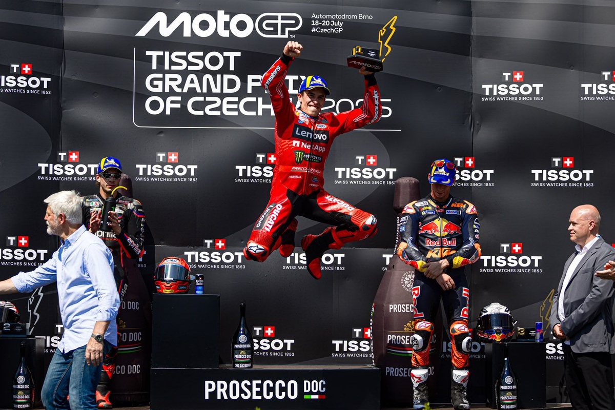 MSMotoGP's tweet card. The winners and losers from MotoGP's Czech Grand Prix