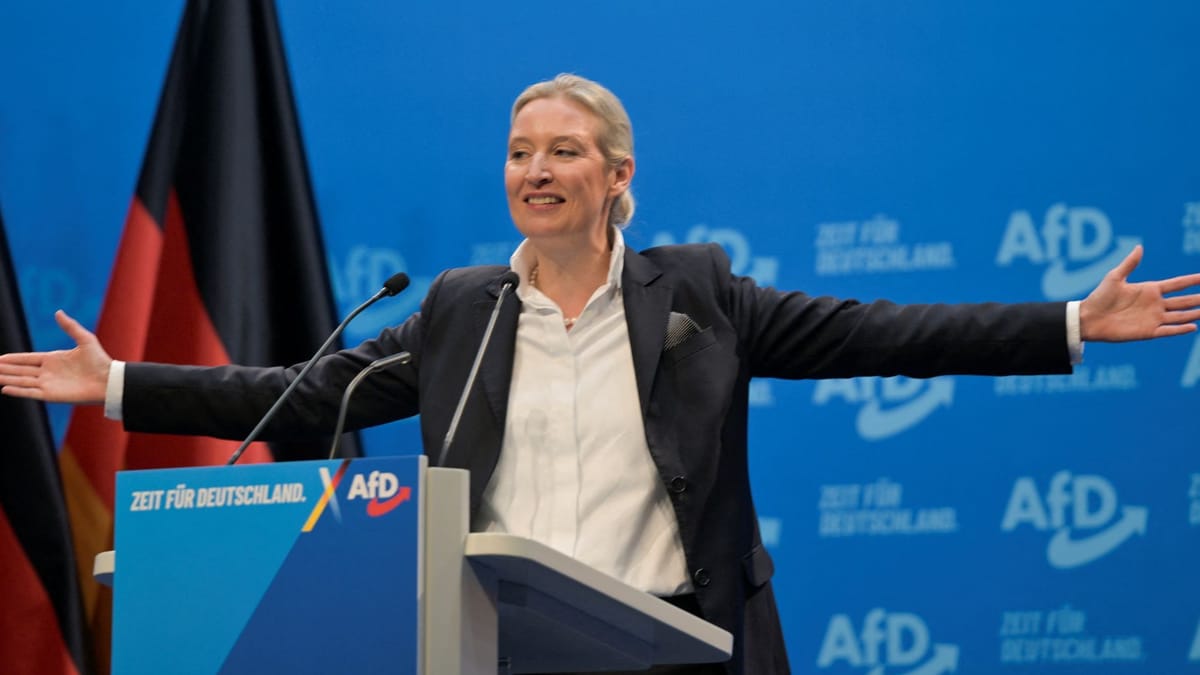 AnnLei1's tweet card. Alice Weidel ist nun nicht nur Chefin, sondern erste Kanzlerkandidatin der AfD. Auf dem Parteitag in Riesa setzt sie ein Zeichen, das ihre Partei verändern wird.