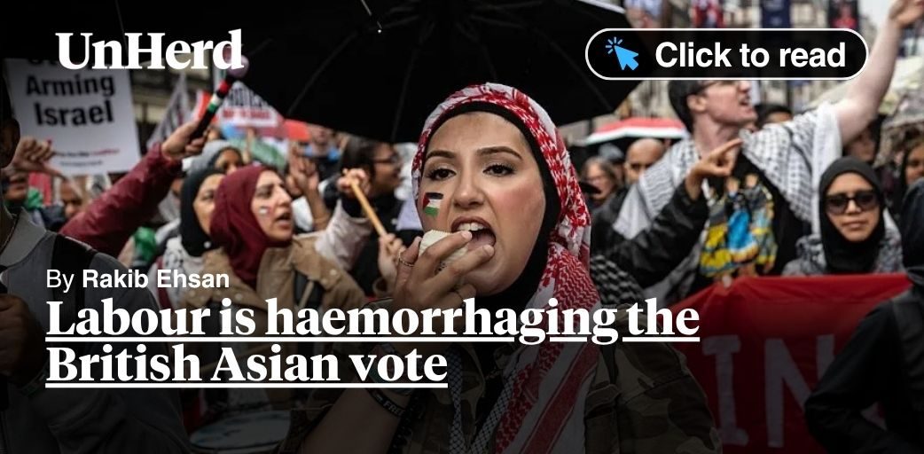 rakibehsan's tweet card. The latest voting intention figures from Focaldata suggest that Labour’s support among Britain’s Asian-heritage population is sinking. But to where are these voters shifting their allegiances, and...