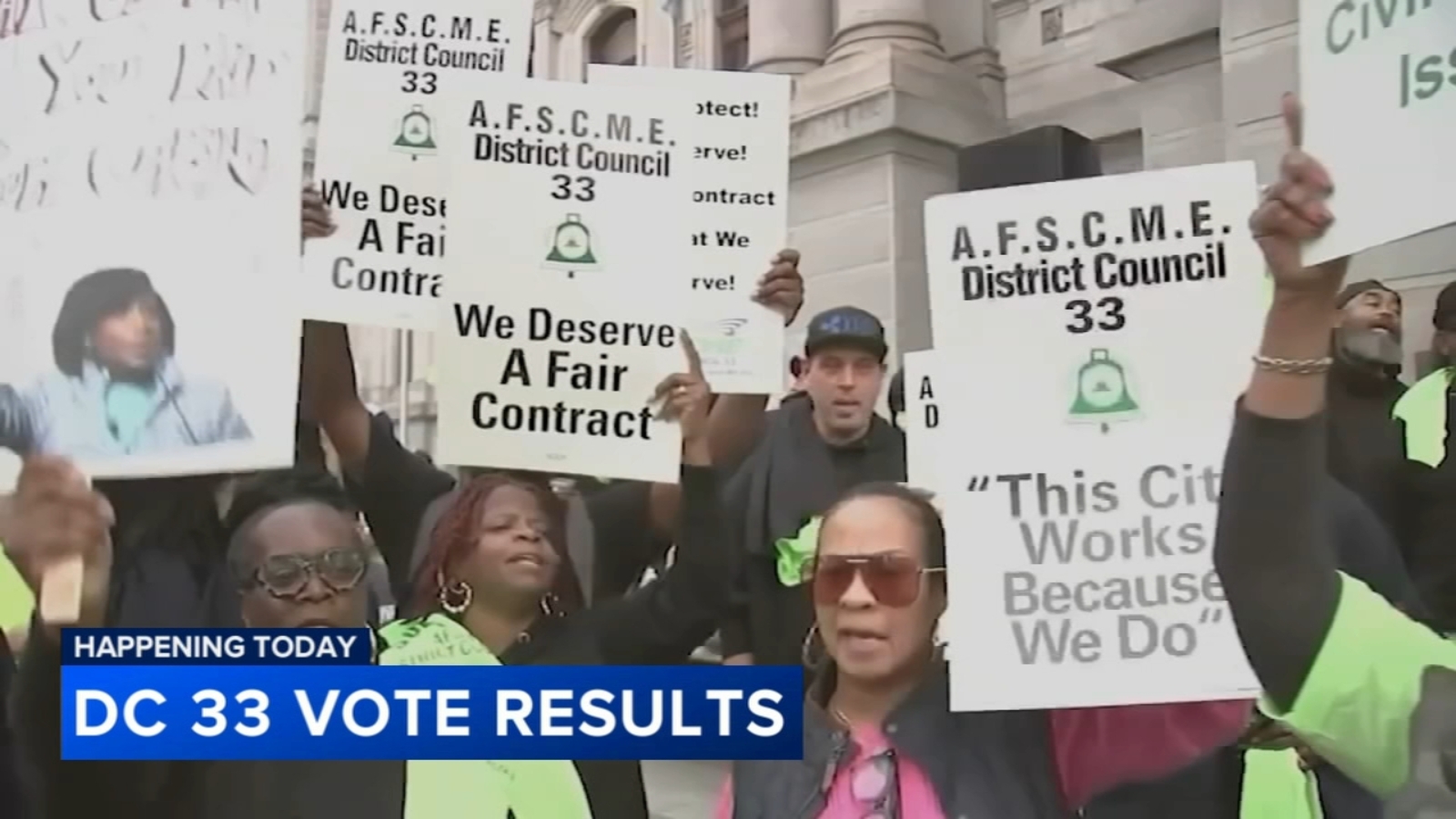 MsPattyJackson's tweet card. District Council 33 announced on Monday that union members ratified their new contract agreement following the week-long strike in Philadelphia