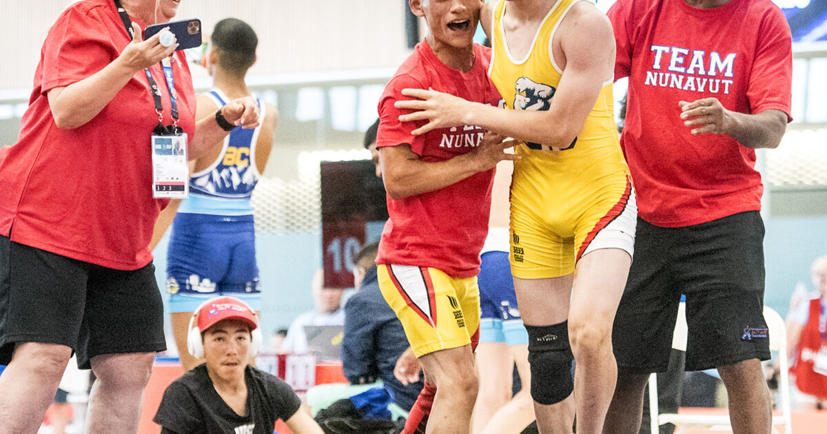 NunatsiaqNews's tweet card. With less than a month before the Canada Summer Games in St. John’s, N.L., Team Nunavut’s wrestlers might lack experience, but coaches are working to change that.