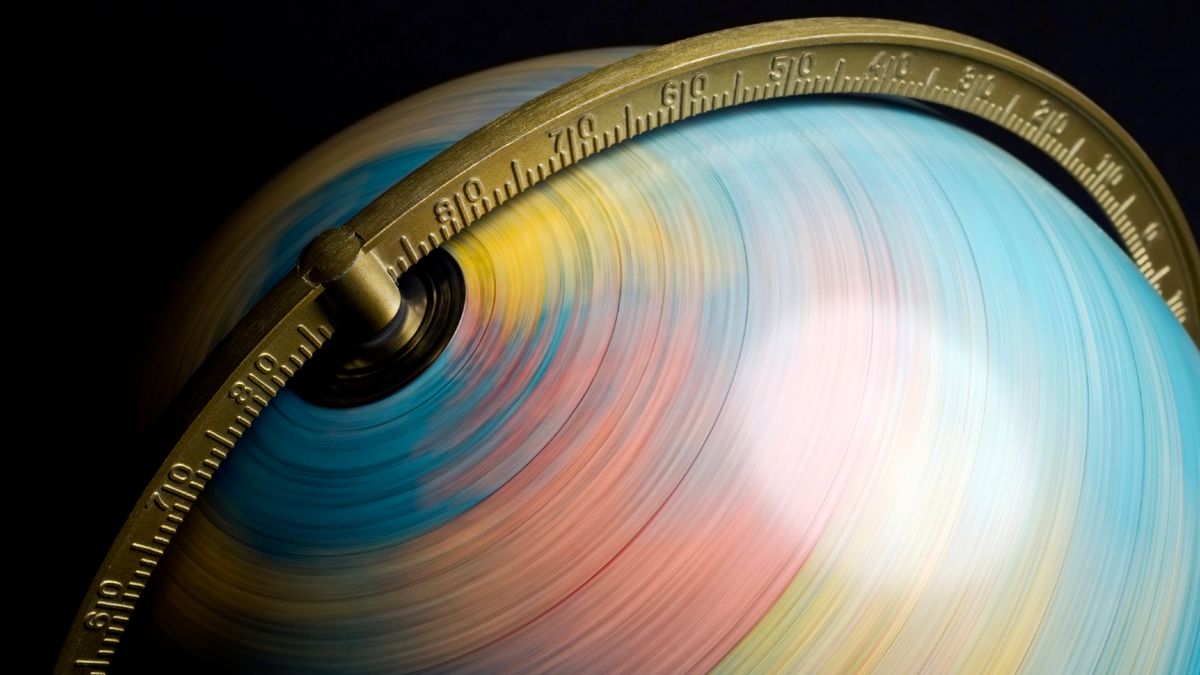 JesseFFerguson's tweet card. Our planet has been rotating at its fastest since records began in 1973.