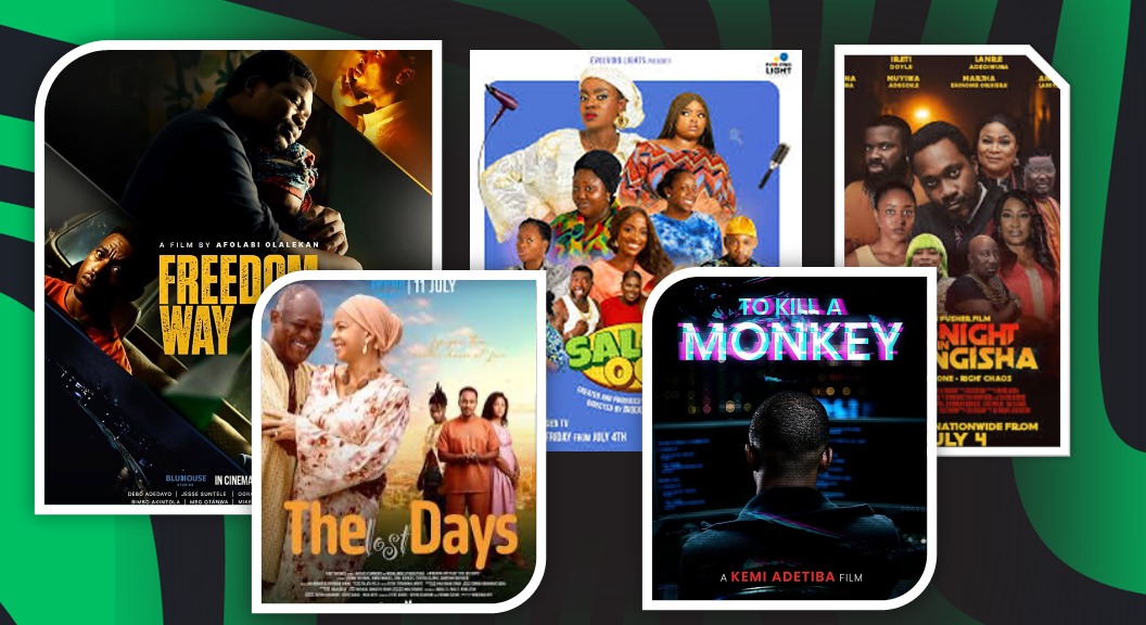 Shockng's tweet card. The Story⚡ We’ve put together a list of Nollywood movies to watch this July 2025. Tell Me More Here’s a roundup of Nollywood titles you should see this July 2025: 1. Midnight in Shangisha Written by...