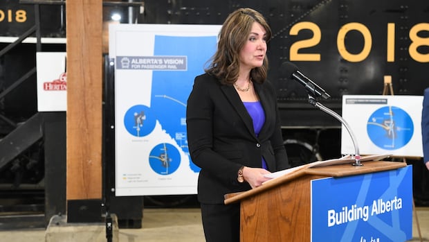 PeterGuthrie99's tweet card. As Alberta’s transportation minister prepares to unveil a passenger rail strategy this summer, freedom of information documents obtained by CBC News show that Premier Danielle Smith’s husband, David...