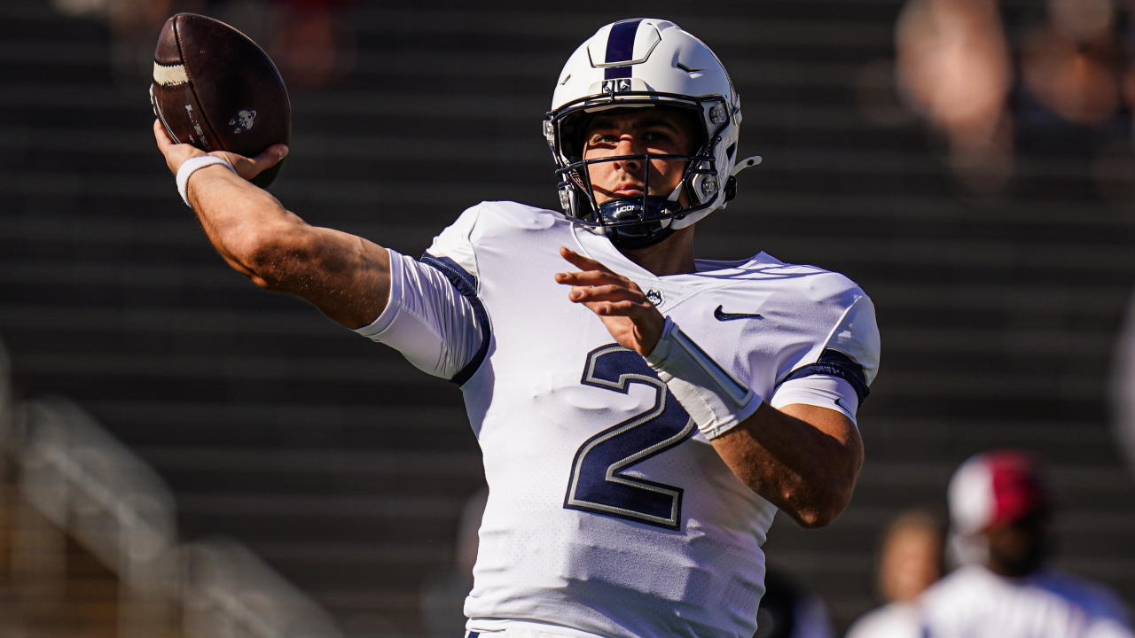 StorrsCentral's tweet card. UConn has two QBs returning with experience, but there's a clear starter.
