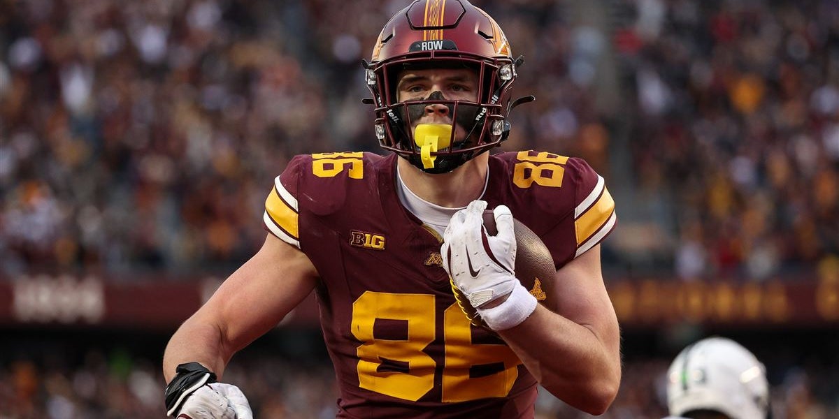 RyanBurnsMN's tweet card. Minnesota Football fall camp preview: Tight end