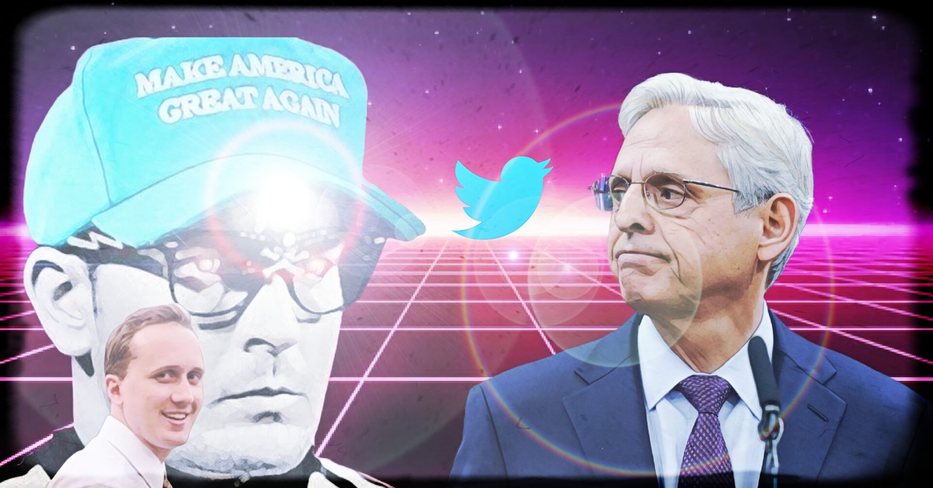 RevolverNewsUSA's tweet card. Doug's about to deliver a 'right hook' to Biden's DOJ.