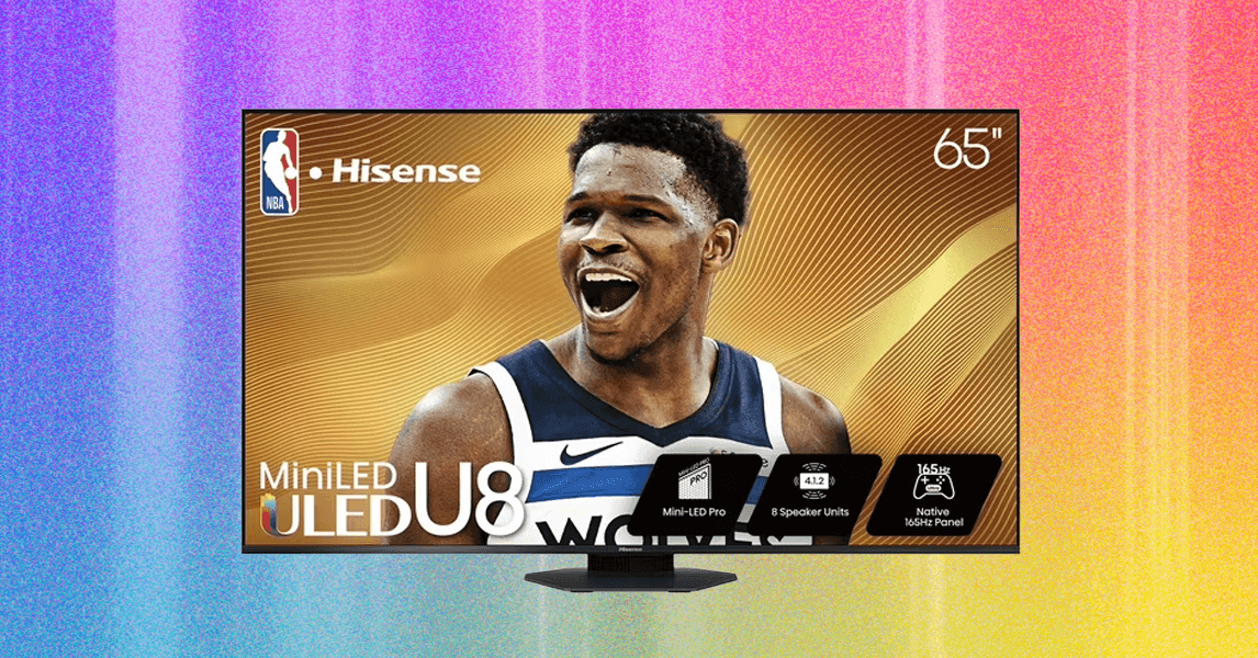 WIRED's tweet card. Hisense's latest U8 TV serves up a brightness bonanza, but it's not for the timid.