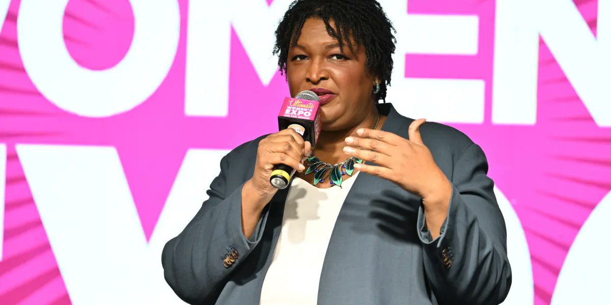 staceyabrams's tweet card. Reversing policies due to the government’s demands comes with repercussions.