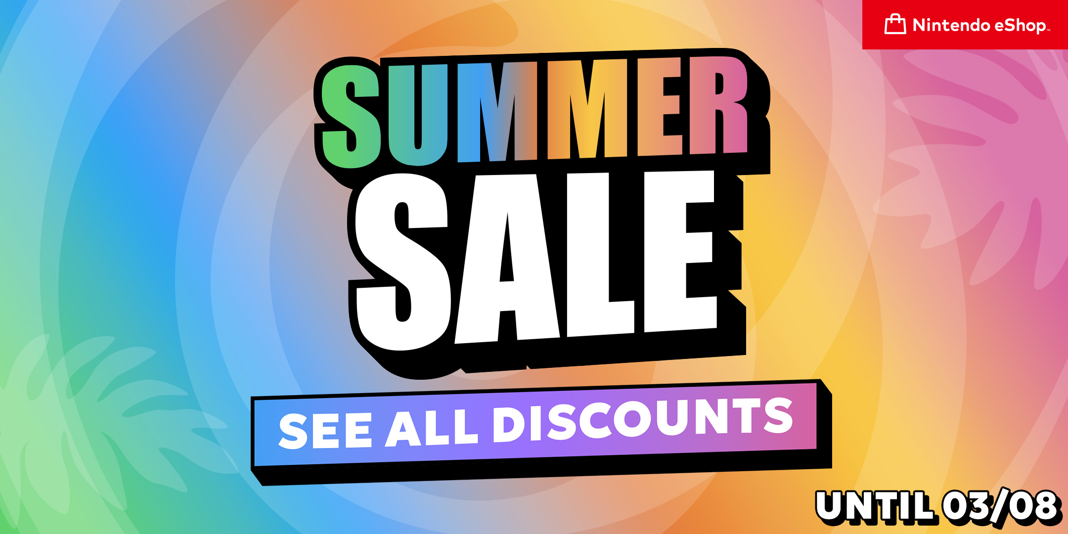 NintendoEurope's tweet card. Grab some sizzling savings in the Nintendo eShop Summer Sale!