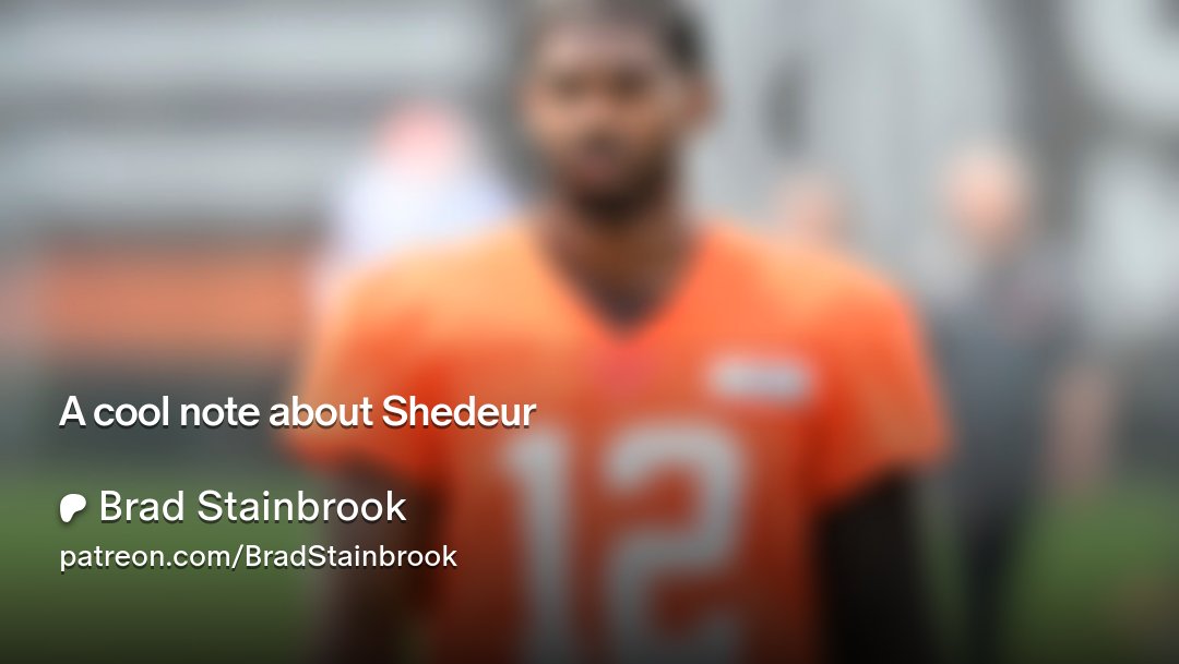 StainbrookNFL's tweet card. Get more from Brad Stainbrook on Patreon