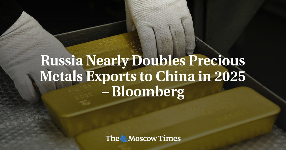profitsplusid's tweet card. Russian exports of precious metals to China have surged nearly 80% this year as Moscow deepens its reliance on Beijing amid Western sanctions, Bloomberg reported Monday. Russian shipments of gold,...