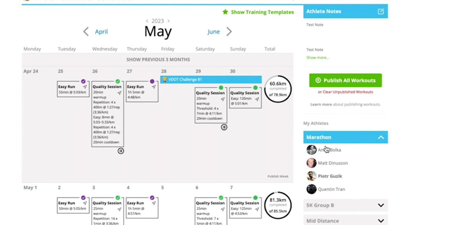 VDOTO2's tweet card. We're excited to announce two updates for coach subscribers on V.O2 (web-version only). Watch the video below to learn more. Navigate easily between athlete calendars Edit notes/reminders about your...