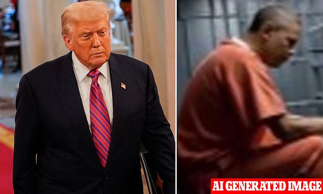 Daily_MailUS's tweet card. Donald Trump marked his six-month anniversary in office by pushing a series of late-night attacks and artificial intelligence images and videos to his social media.