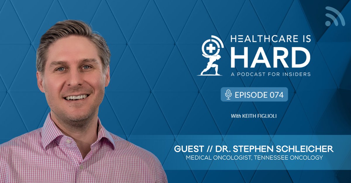 LRVHealth's tweet card. Dr. Stephen Schleicher, a clinician and Harvard MBA leading the way in optimizing how cancer care is delivered and paid for, kicks off a series of...