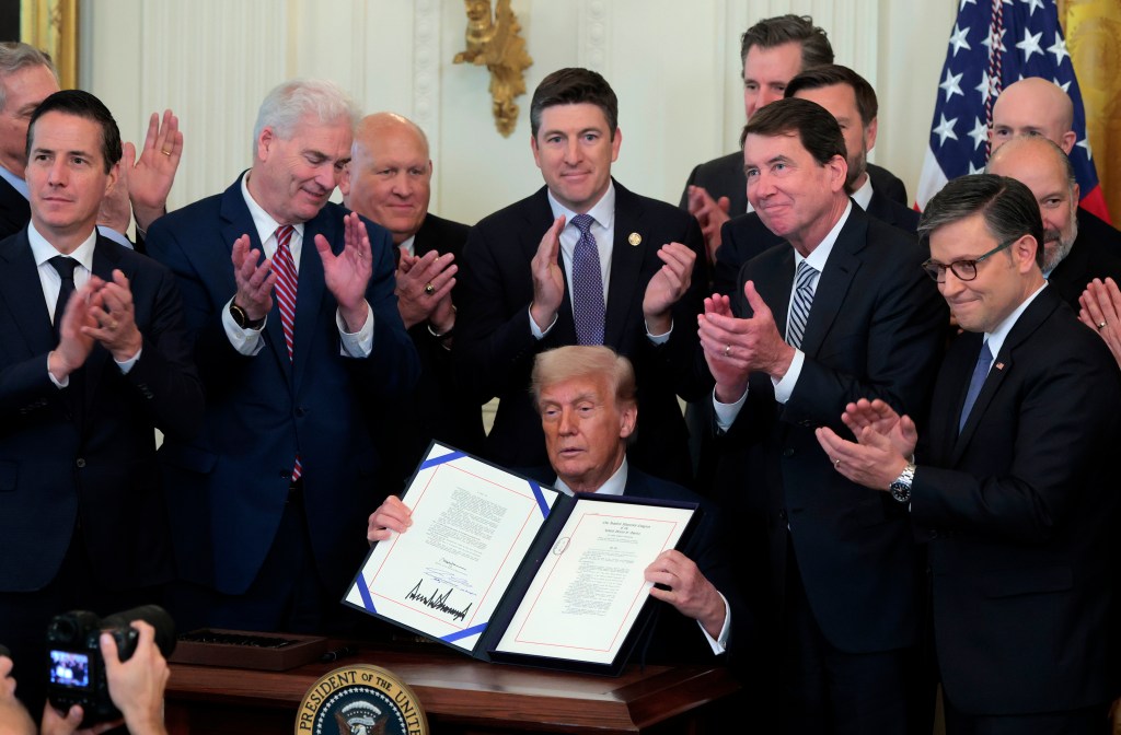 thedispatch's tweet card. Trump signed the bill Friday, capping off a week of Republican infighting.