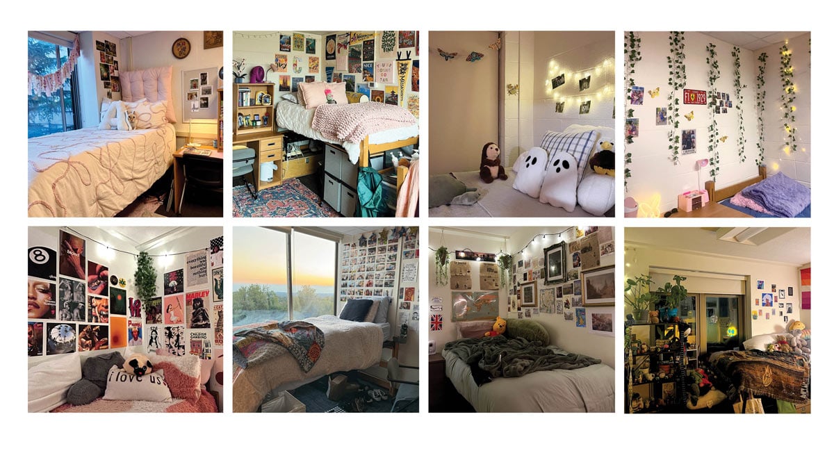 AmericanU's tweet card. Housing and Residence Life’s Best Nest contest celebrates how students make their dorm rooms their own