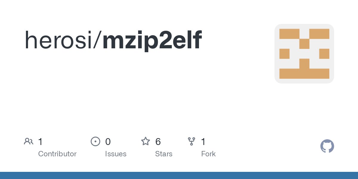 herosi_t's tweet card. Contribute to herosi/mzip2elf development by creating an account on GitHub.