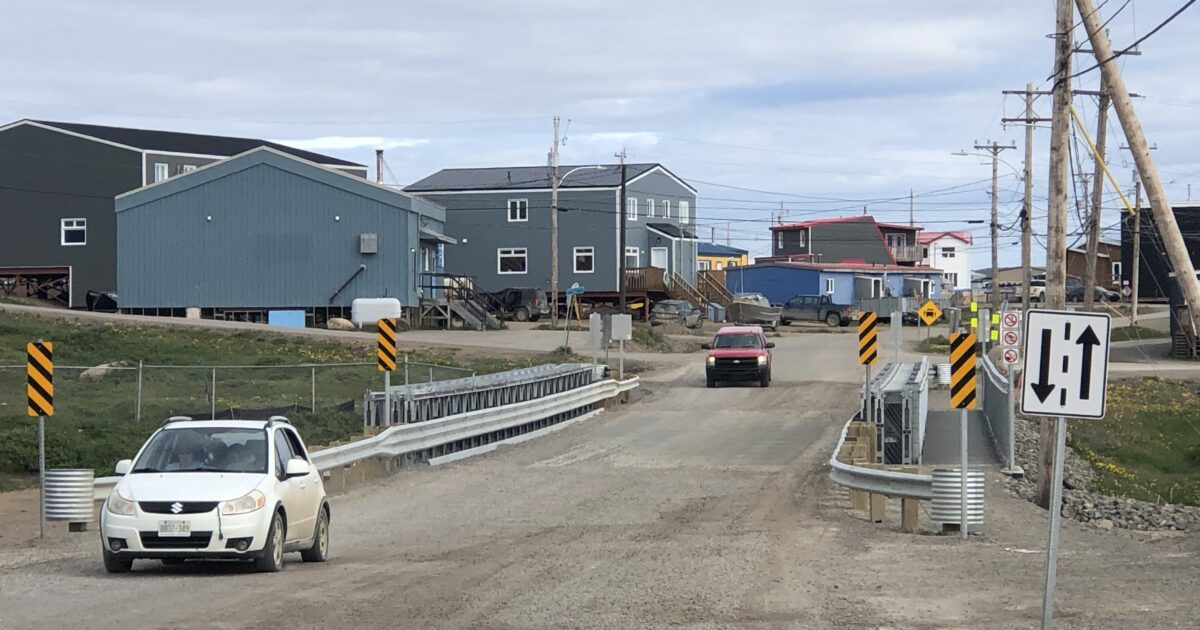 NunatsiaqNews's tweet card. The Apex Bridge will close to traffic from Monday through Friday this week.