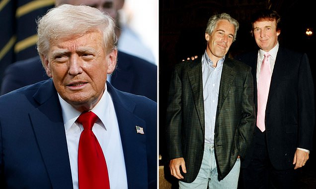 Daily_MailUS's tweet card. President Donald Trump launched a fresh attack on the Wall Street Journal, slamming the publication over another 'untruthful' story amid his ongoing fury about an article tying him to Jeffrey Epstein.