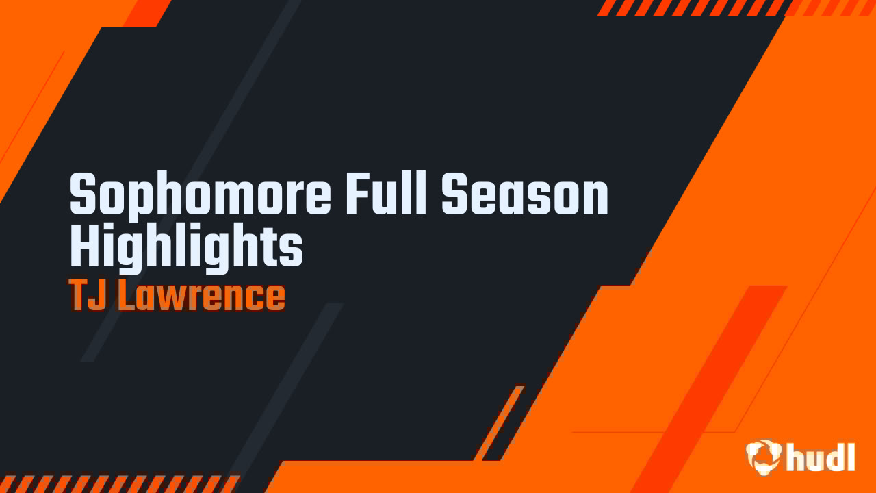 tjlawrence263's tweet card. Sophomore Full Season Highlights