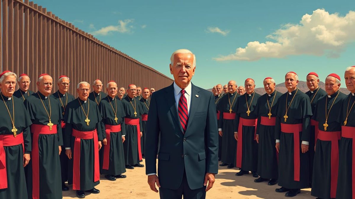 complicitclergy's tweet card. U.S. bishops partnered with Democrats to break our immigration system, and now declare it needed to be fixed. We’ve heard the excuses so many times over the years, we can repeat them by heart. “It’s...