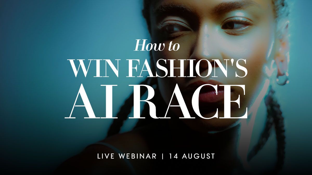 voguebusiness's tweet card. Join us on 14 August to discover how fashion brands are adopting AI in 2025.