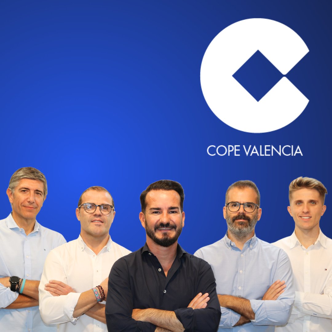 DepCOPEValencia's tweet card. DEPORTES COPE EN VALENCIA | 28 JUL 2025 | 14:30H