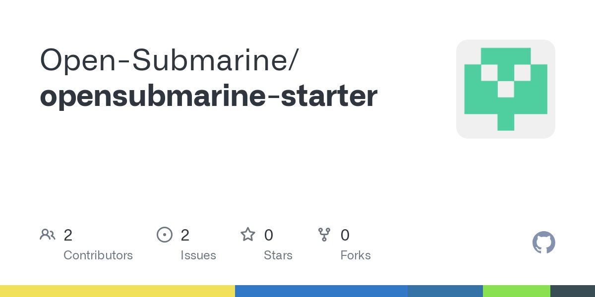 NicholasShella2's tweet card. Contribute to Open-Submarine/opensubmarine-starter development by creating an account on GitHub.