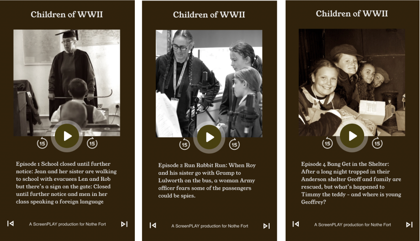 Peterj464's tweet card. Life on the home front in World War Two Dorset is vividly brought to life in a new series of audio dramas by children from four schools working with arts organisation ScreenPLAY. Children of WWII,...