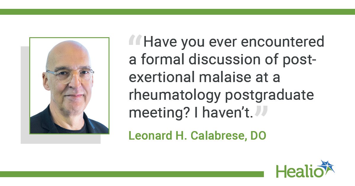 HealioRheum's tweet card. This month’s featured Healio Exclusive on the “evidence-based and ethically sound” definition of long COVID is particularly close to my heart. I believe it is one of the most insightful discussions...