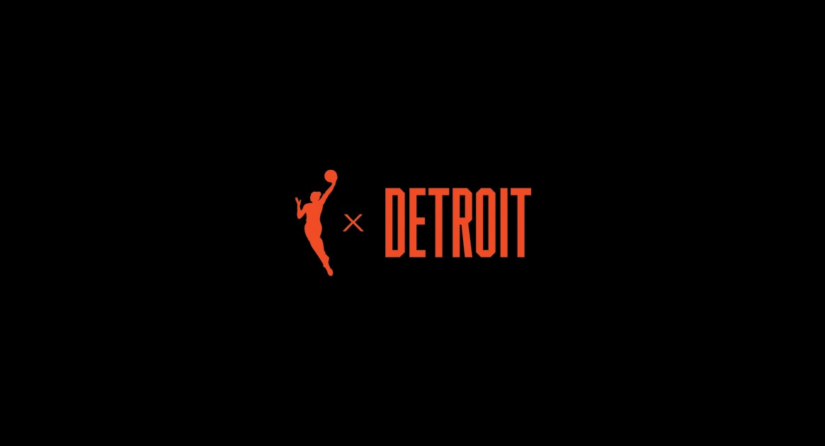 DetroitWNBA's tweet card. “The W is back in Detroit!” Tellem exclaimed as he raised his arms to shouts from the Detroit contingent in the New York audience. “Let's go!”