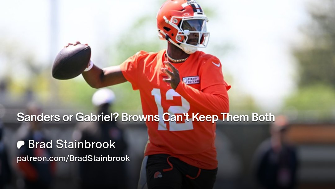 StainbrookNFL's tweet card. Get more from Brad Stainbrook on Patreon