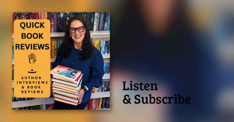 QuickBookRevie3's tweet card. Philippa presents a podcast jam-packed full of book reviews and author interviews, with no spoilers. Episodes out on Monday for most types of fiction and Friday episodes focusing on fantasy and...
