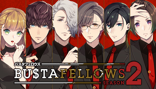 PQubeAsia's tweet card. The hit series BUSTAFELLOWS continues with an all-new season! Fight for love and fight against crime, in this romantic, mystery, visual novel!