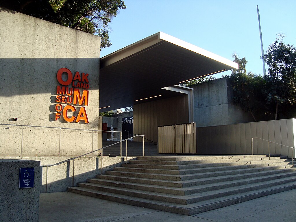 thehub_news's tweet card. The Oakland Museum of California recently announced the opening of a new exhibit dedicated to exploring the work of Black artists and activists across Oakland and the East Bay. Titled “Black Spaces:...