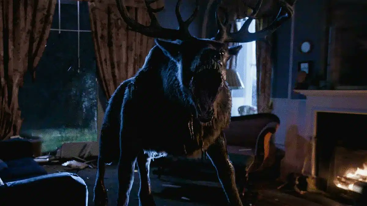 FANGORIA's tweet card. A mutant deer goes on a roaring rampage of revenge in our exclusive clip of BAMBI: THE RECKONING, galloping into theaters on July 25.