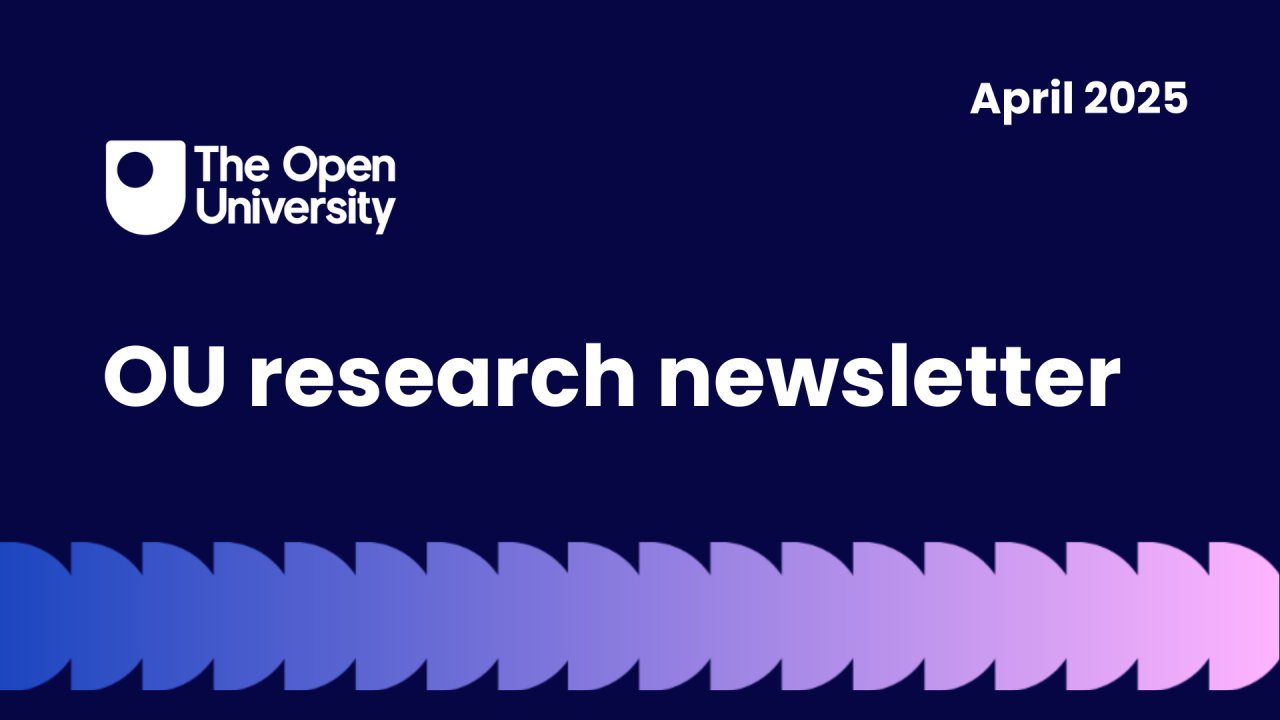 OpenUniResearch's tweet card. Welcome to this month's Research Newsletter, sharing our latest world-leading research tackling society's biggest challenges and making discoveries beyond this planet. In this edition, we cover how...