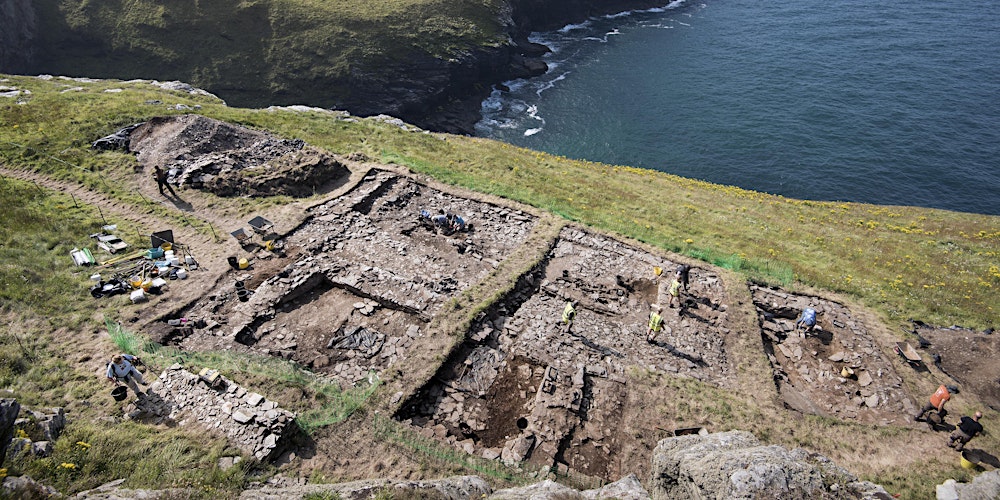 Falconer82's tweet card. Tintagel Castle in Cornwall is a world-famous site and this conference will discuss the exciting results of recent archaeological research