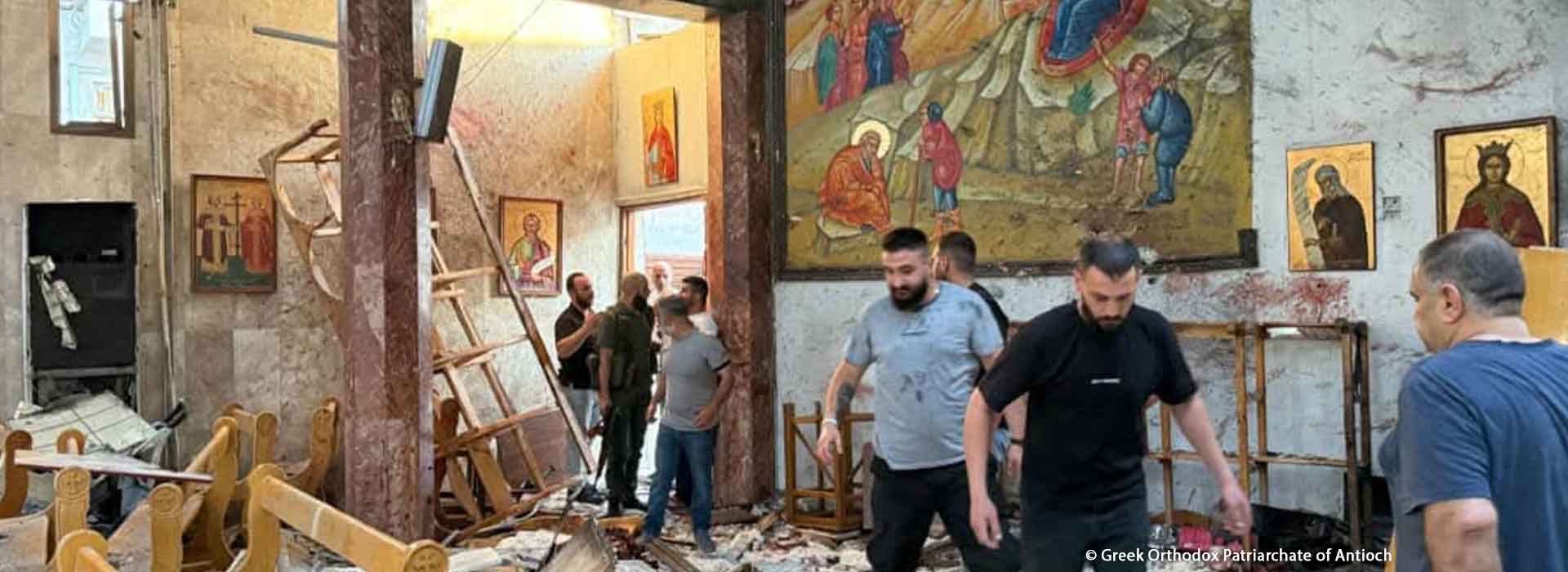 acn_int's tweet card. ACN is profoundly saddened and alarmed by the deadly attack that took place on Sunday evening during a service at the Greek Orthodox Church.