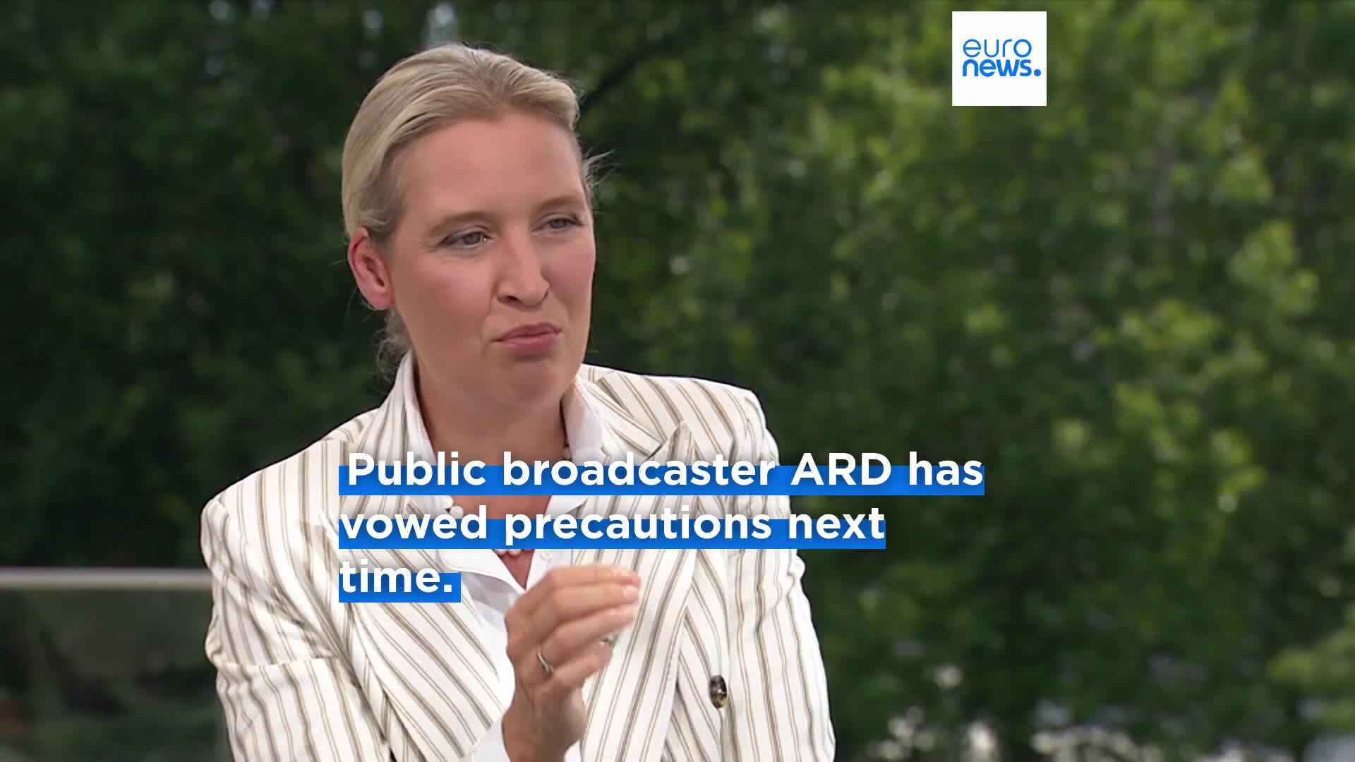 uaf's tweet card. Alice Weidel during a debate about the 2025 budget at the German parliament Bundestag in Berlin, 9 July, 2025