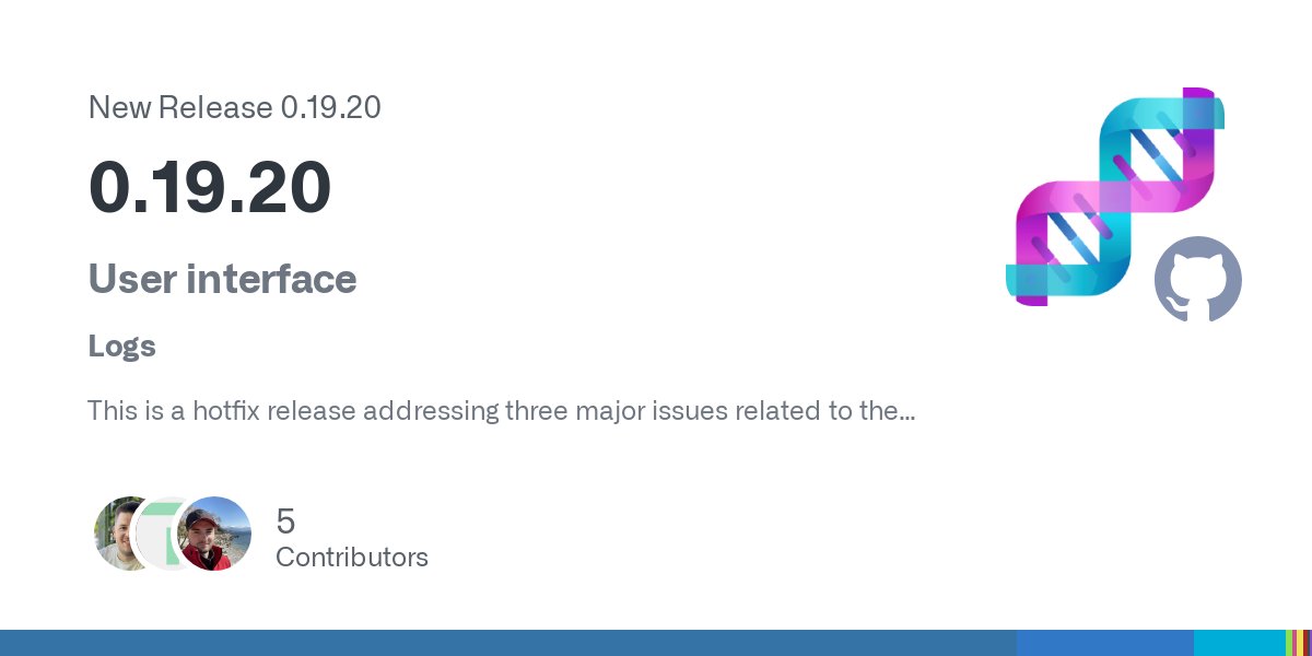 dstackai's tweet card. User interface Logs This is a hotfix release addressing three major issues related to the UI: The UI didn’t display newer AWS CloudWatch logs if there was a long gap between old and new logs. Logs...