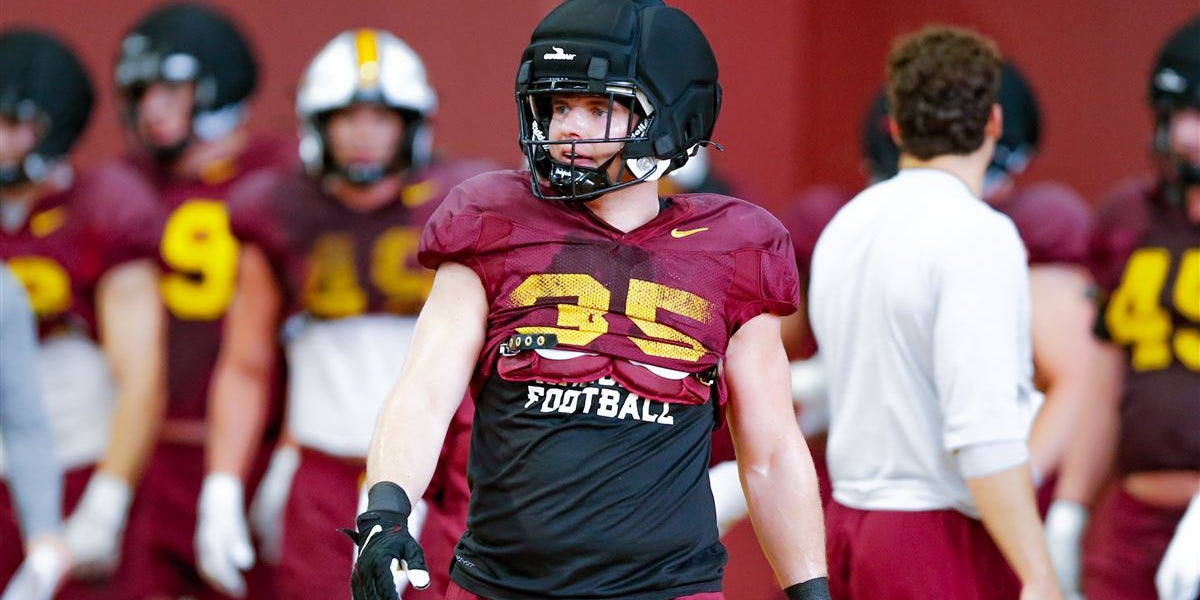 RyanJamesMN's tweet card. Six-foot-2, 230 pound fan favorite Derik LeCaptain enters year seven in the Gopher football program.